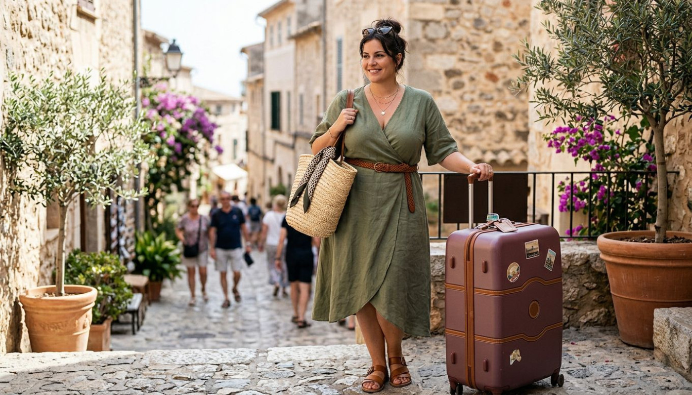 Adoptez le conseil mode grande taille lors de vos voyages, la valise stylée en XXL
