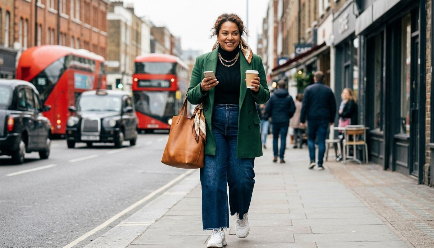 Conseil mode grande taille : zoom sur les pièces phares repérées à Londres